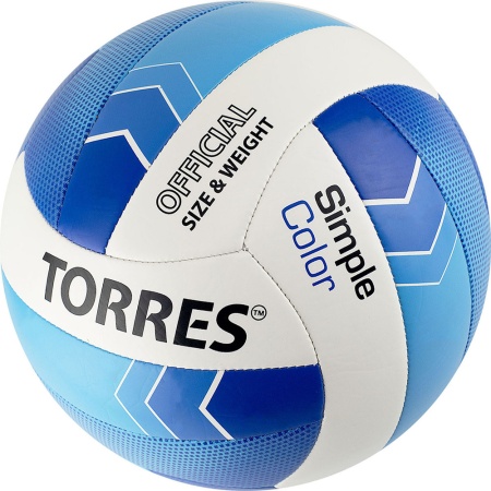 Купить Мяч волейбольный Torres Simple Color любительский р.5 в Новыйосколе 